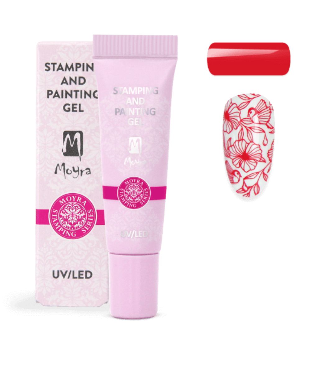 Moyra nyomda- és festőzselé 7g No. 004 Red