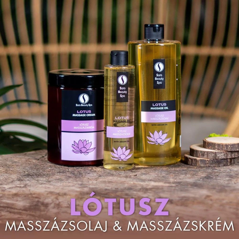 S.B. Masszázs olaj - lótusz - 250 ml, 1000 ml