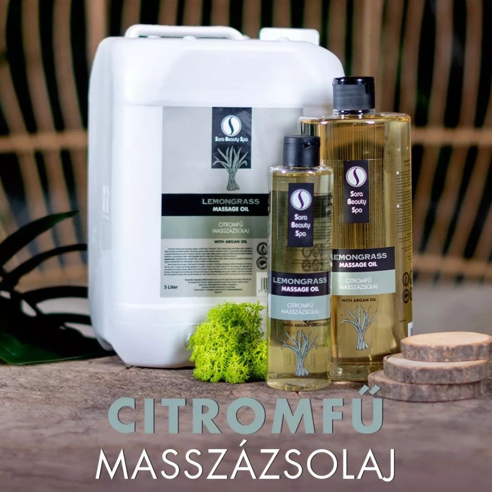 S.B..Masszázs olaj - citromfű - 250 ml, 1000 ml