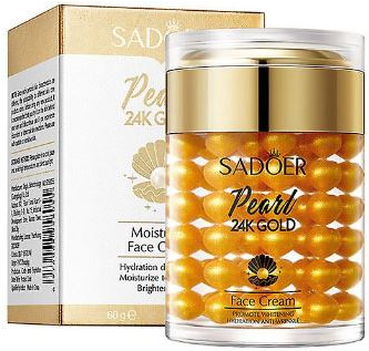 Sadoer - Arany 24 K, hidratáló , fehéritő gyöngy maszk