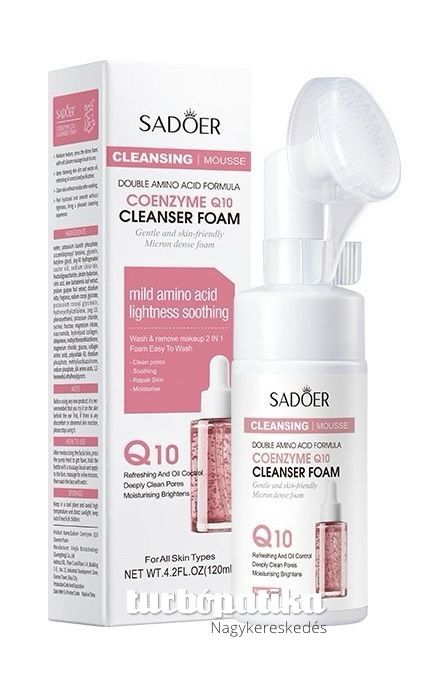 Sadoer - Q10 + aminósavas arctisztító hab 120 ml